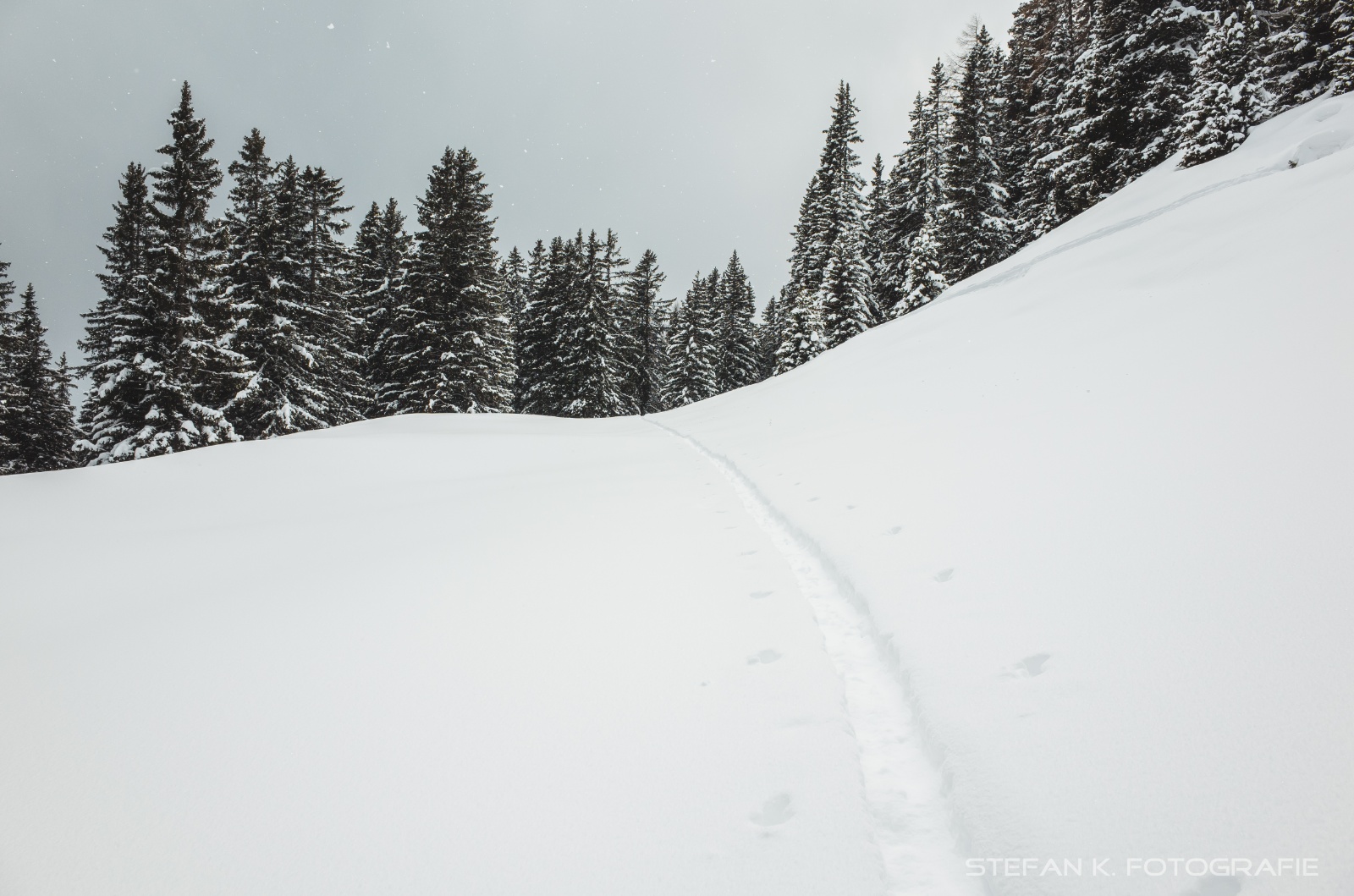 winterliches Gelände